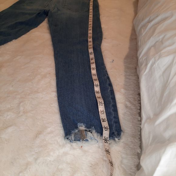 PAIGE Verdugo Crop Worn In Hem Janis Destructed Distressed, SZ 29 - Picture 13 of 16